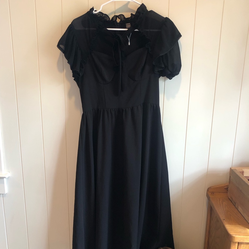 Elegant Black Shein Dress